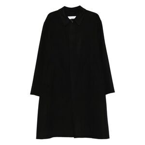 Lardini Black Coats - Single Breasted Coats Men